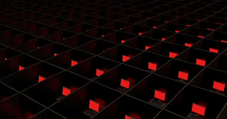 เครื่องคอมพิวเตอร์จำนวนมาก