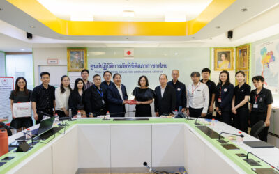 ประชุมหารือความร่วมมือกับ สวทช. เรื่อง การนำเทคโนโลยีนวัตกรรมทางการแพทย์ของ สวทช. เพื่อสนับสนุนการดำเนินงานของสภากาชาดไทยไปขยายและใช้ประโยชน์