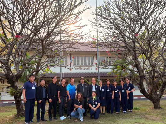 ตรวจเยี่ยมการดำเนินงานปรับปรุงระบบเครือข่ายโครงสร้างพื้นฐาน ณ สถานีกาชาด 3 จังหวัดเชียงใหม่