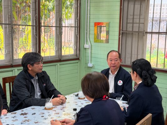 ตรวจเยี่ยมการดำเนินงานปรับปรุงระบบเครือข่ายโครงสร้างพื้นฐาน ณ สถานีกาชาด 3 จังหวัดเชียงใหม่