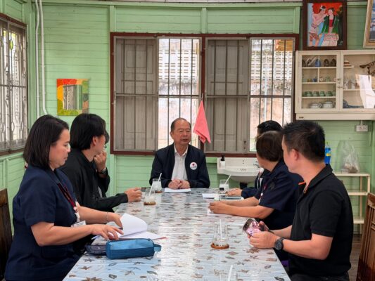 ตรวจเยี่ยมการดำเนินงานปรับปรุงระบบเครือข่ายโครงสร้างพื้นฐาน ณ สถานีกาชาด 3 จังหวัดเชียงใหม่